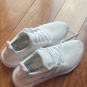 Adidas Women's White Knit Sneakers